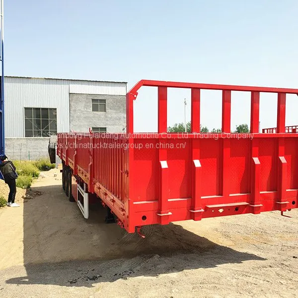 3axles 4axles 40ft Fudeng Brand Mechanical Suspension Heavy Duty Type Flatbed Semi Trailer photo-3