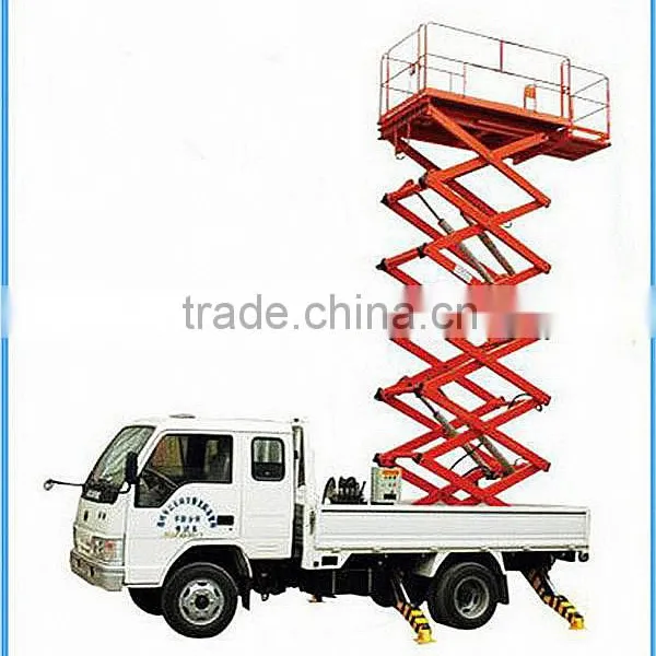Truck Mounted Hydraulic Aerial Work Platform Scissor Lift photo-3
