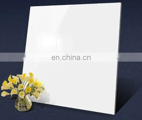 60x60cm Super White High Glossy 55 Degree Whites Nano Polished Floor Tile