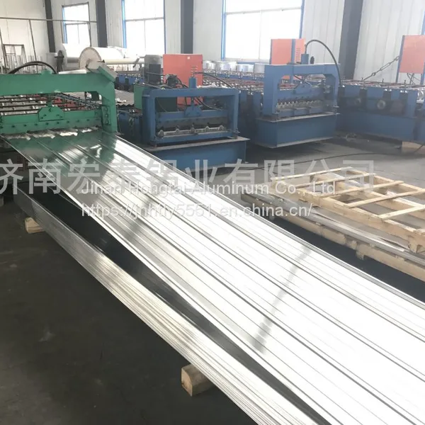 Jinan Hongtai Aluminum Co., Ltd. Batch Production and Processing 1060 3003 5052 Pattern Embossed Corrugated Aluminum Plate Can be Customized