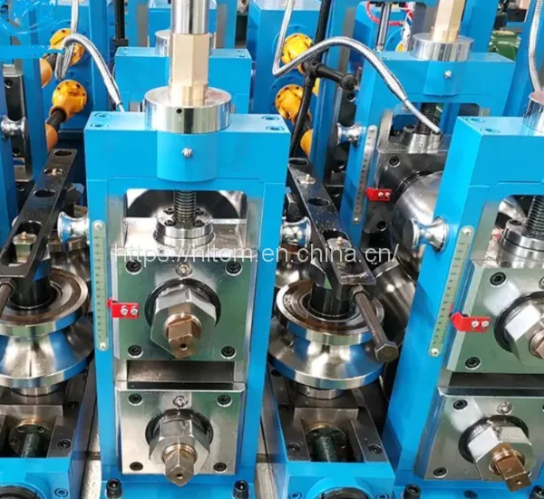 High Frequency Longitudinal Seam Galvanized Steel Tube Manufacturing Line photo-5