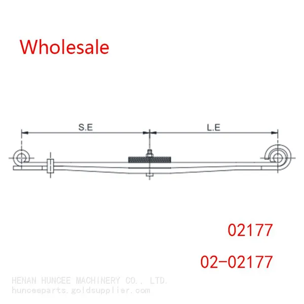 02-02177, 02177 For Front Axle Spring Set Peterbilt Heavy Duty Vehicle Wholesale photo-3