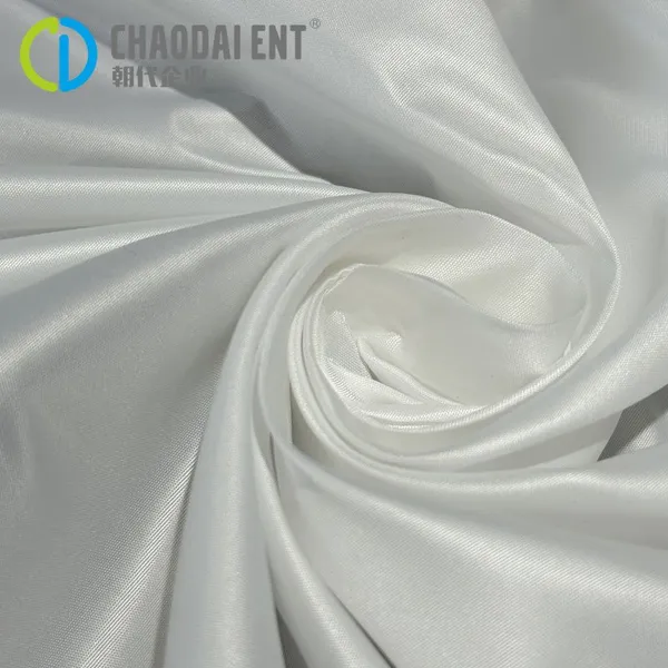 Downproof FDY 290T 55gsm 100%RPET Recycled Polyester Taffeta Fabric for Anti-fluffing of Down Clothing