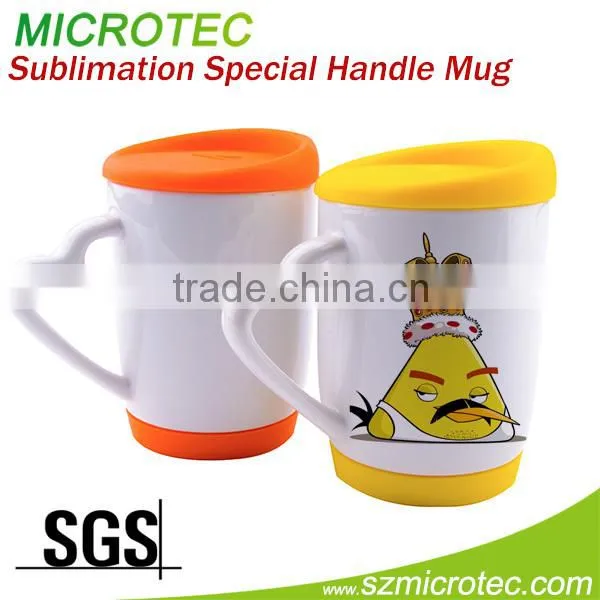 MERRY CHRISMAS Ceramic Mug Factory for Sublimation, 11oz Heart Handle Ceramic Sublimation Mug photo-5