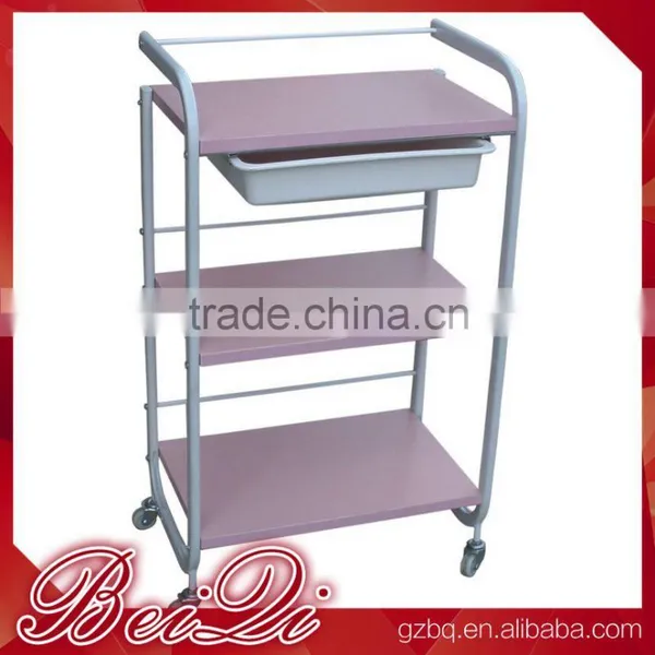 Cheap and Durable Hair Coloring Salon Trolley Salon Equipment Assistant Tool Car