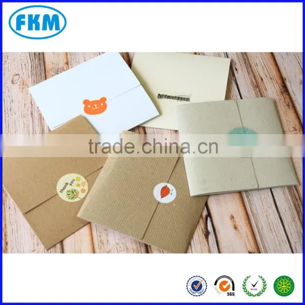 RIBBED Brown Kraft NO Glue CD Sleeve Envelopes photo-3