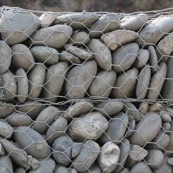 Wholesale Galvanized Hexagon Mesh Gabion Basket PVC Coating Gabion Box for River Bank photo-2