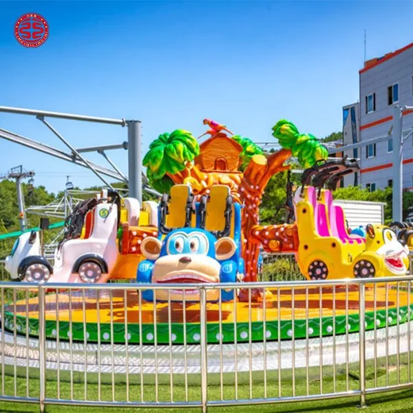 Colorful Kids Amusement Park Rides Custom New Products Electric Forest Adventure Rides photo-3