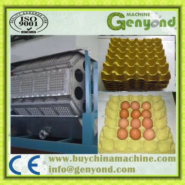 Semi Automatic Egg Tray Making Production Line / Paper Pulp Fruit Tray Machine photo-4