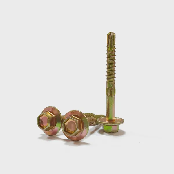 Self Drilling Screws for Steel Framing Hex Head Yellow Zinc Coated C1022A Carbon Steel photo-4