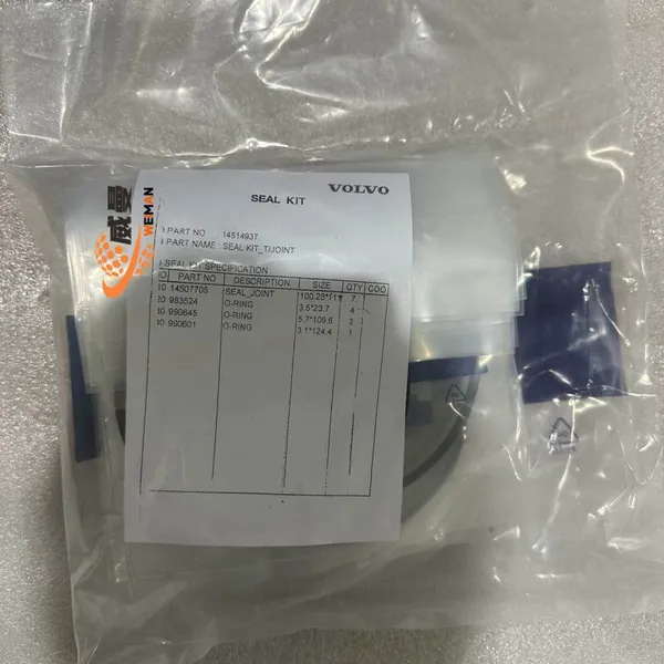 VOE14514937 Center Joint Seal Kit Rotary Swivel Seal Repair Kit for Volvo EC135B Excavator photo-4