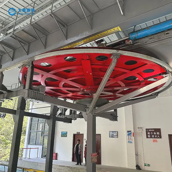 Daqin Passenger Fixed Grip Chairlift Cableway - Wholesale Ski Resort Ropeway System With Safe Gondola Lift Design-Cable Car Cableway photo-4