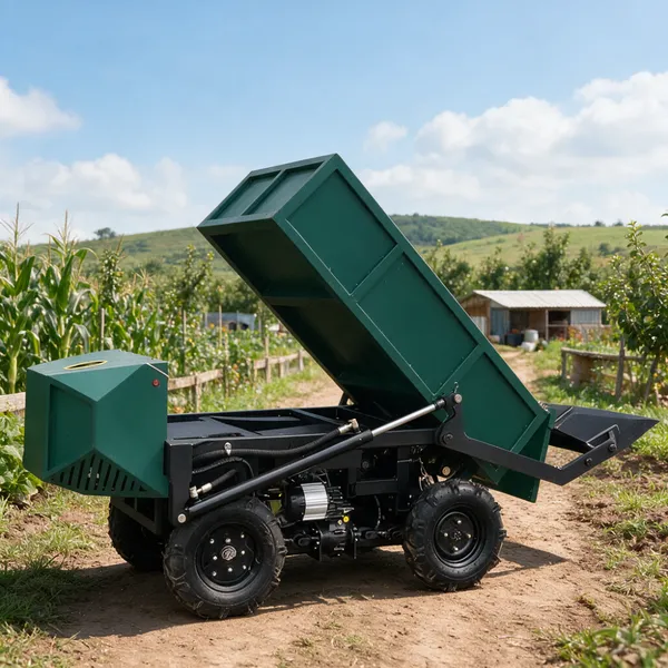 Industrial Wireless Remote Control Dumper Transporter Self Loading Tracked Carrier for Agriculture