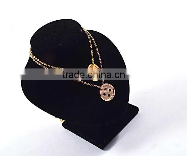 Gold Necklace Designs in 10 Grams Button Girlfriend Lucky Necklace photo-4