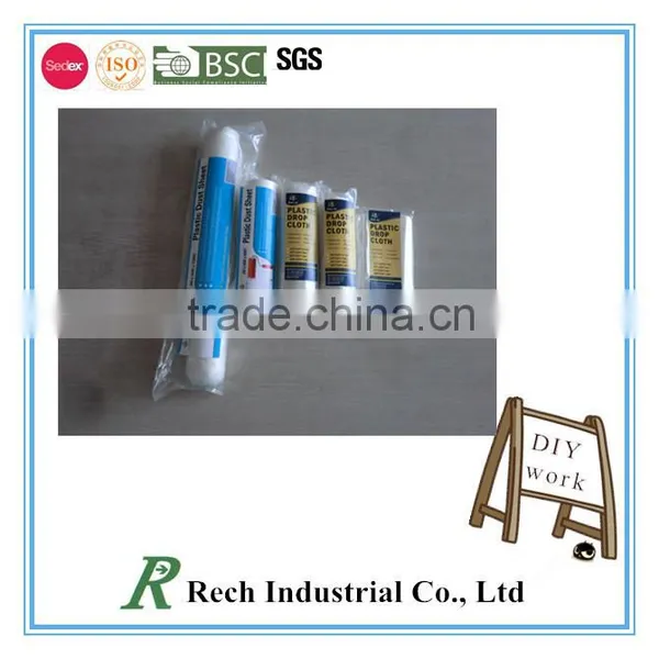 Multi-Purpose Plastic Drop Sheet 100m Square Roll photo-2