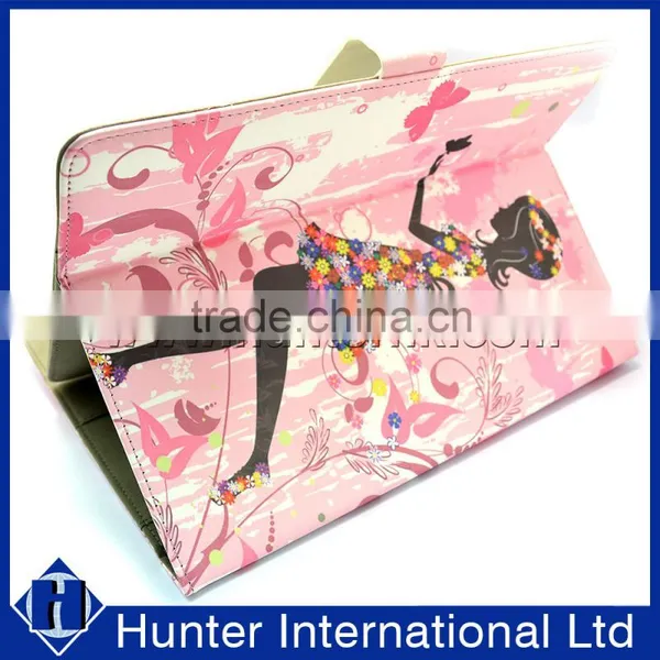 Printed Walking Girl Tablet Cover For HTC Jetstream photo-2