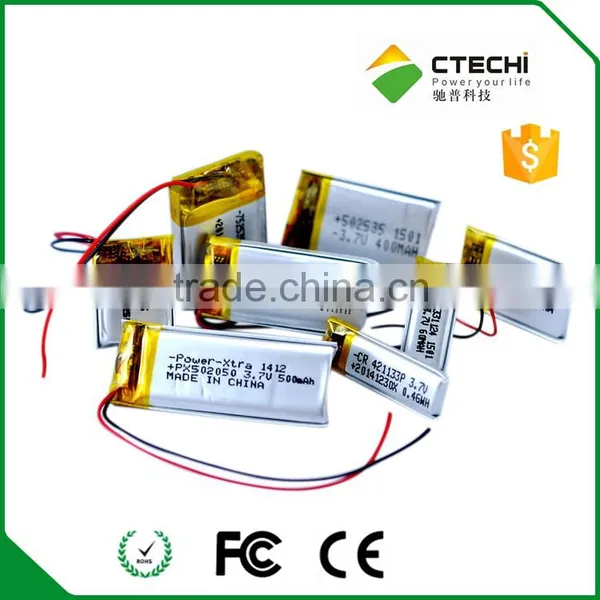 300mAh 701247 li Ion Polymer Battery With PCB and Wire Cordless Device Battery photo-5