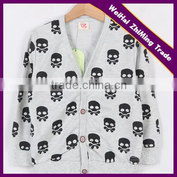Autumn Style Long Sleeve Pattern Children Boy Cardigan Sweater