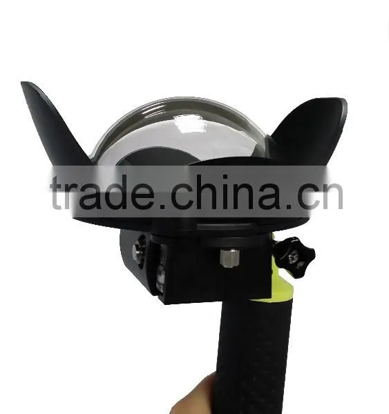 SHOOT New GoPro Waterproof Diving Dome Port With Lens Hood for GoPro Hero 3+/4 photo-3