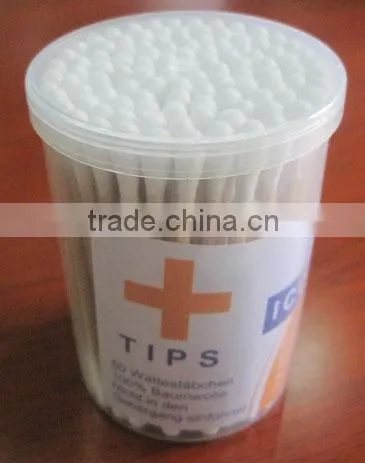 Sterile Cotton Buds Wooden Stick(100pcs)