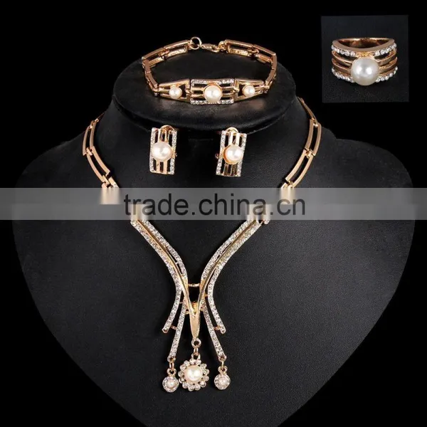 DRJ0521 New Design Gold Jewelry Costume Jewelry Set Gold Filled Jewelry Set photo-3