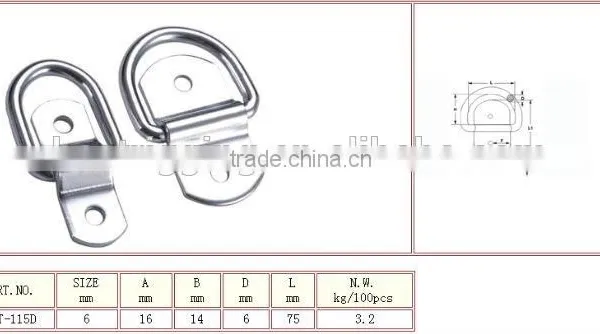 Stainless Steel AISI 304 316 Dee Ring Handbag Hardware Accessories Produced in China Manufacturer photo-2