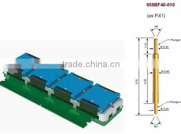 1.27mm Machine Round 4 Pin Female Socket With 0.1A Rated Current photo-2