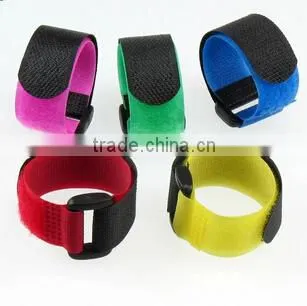 Reusable Nylon Hook Loop Strap Tie Down Wrap Cable Cord 2x20cm photo-5