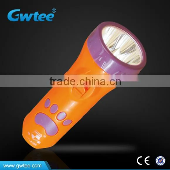 Home Cute Handheld Plastic Mini Led Torch, Led Flashlight photo-2