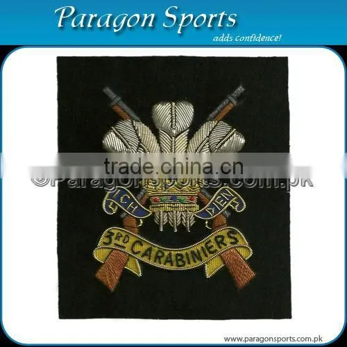 Handmade Bullion & Thread Embrodered Blazer Badge