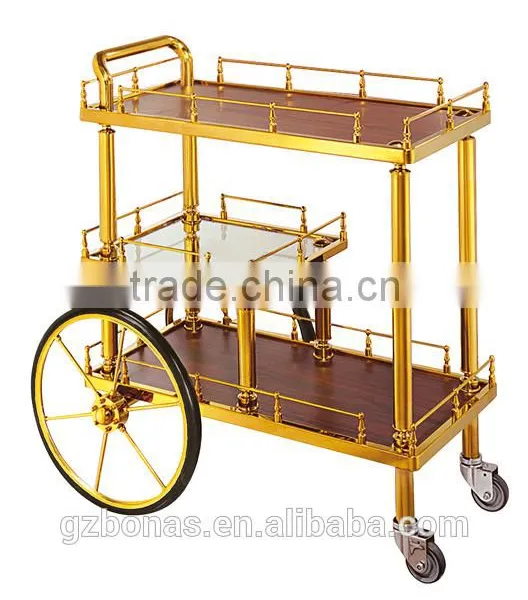 Royal Fashion Hotel Gold Wine Trolley photo-4