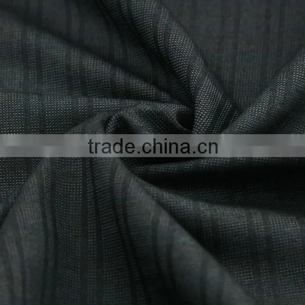 T R 65 35 Rayon Polyester Specification Covert Check Horizontal Stripe Fabric photo-6