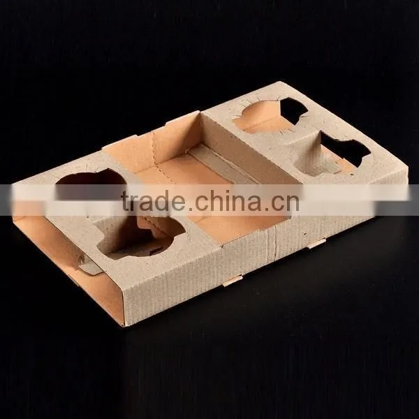 Disposable White Cardboard Water Cup Holder photo-3
