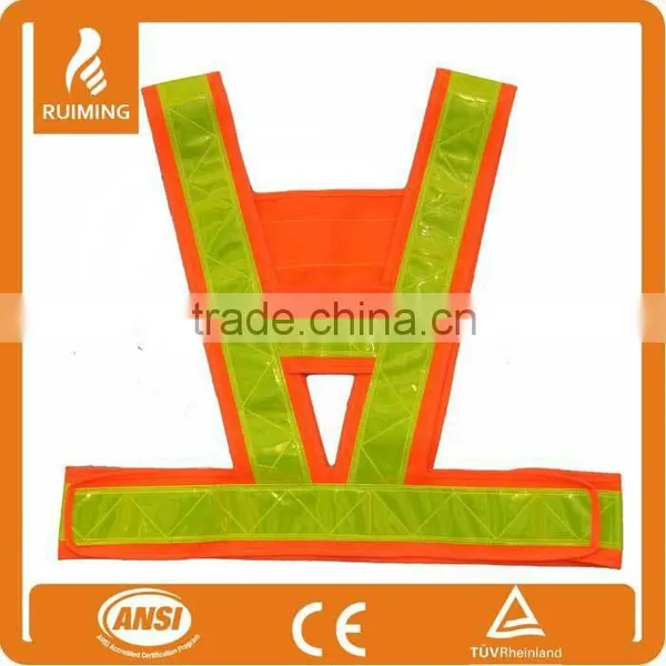 PVC Reflective With Fabric Band Cheap Safety Vest photo-2