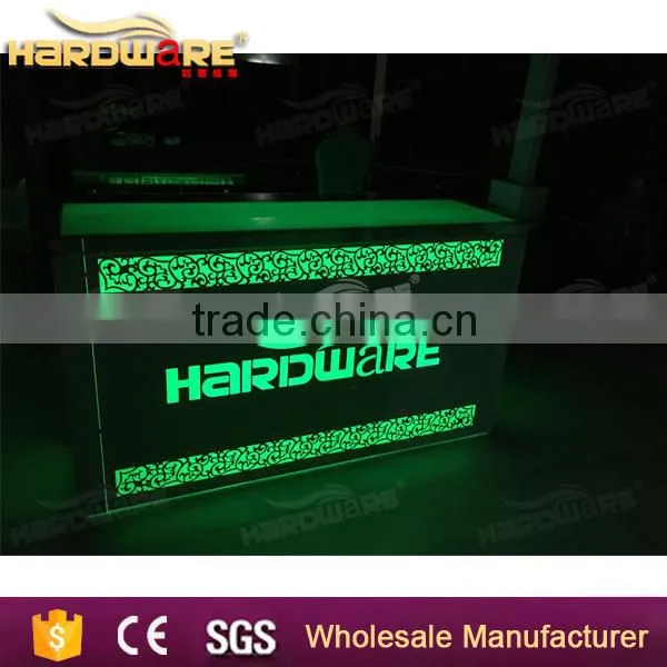 Hotel Event Use Square Iron Wedding Reception Table With Led Light photo-6