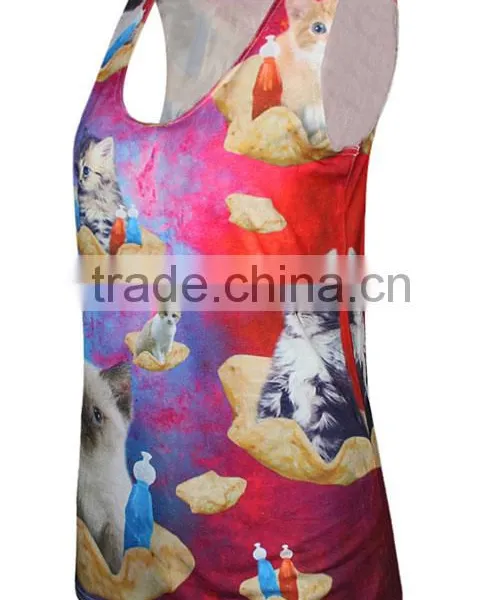 Drop Shipping Korean Ladies Custom Tank Short Tops For Jeans photo-4