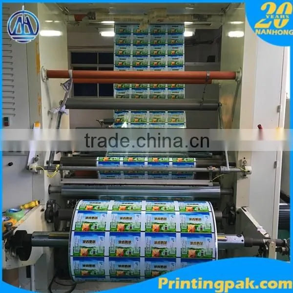 Printed Flexible Packaging Film Rice Crust Back Seal Heat Seal Type Roll photo-3
