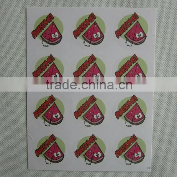 Scratch Scented Sticker