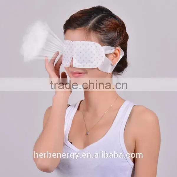 Disposable Hot Steam Eye Mask Heating Pad Warm Spa Eye Mask Anti Eye Wrinkles Mask photo-2