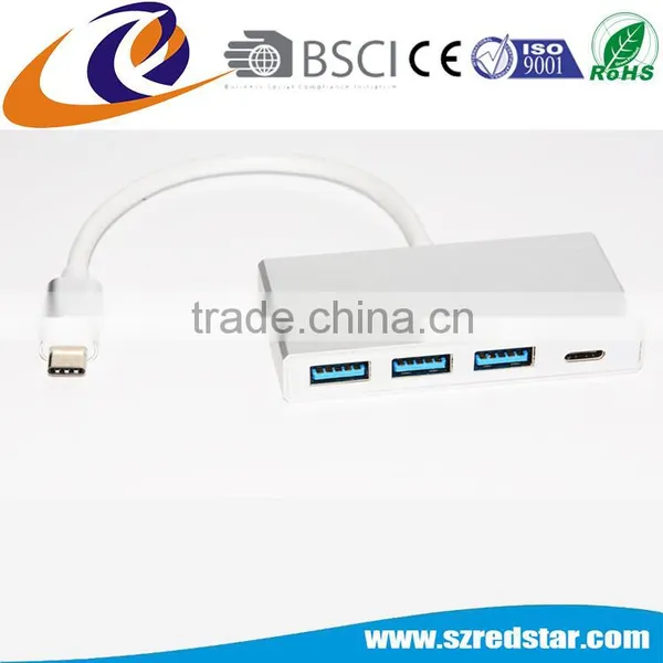 Type-C USB 3.0 3 in 1 Combo Hub for MacBook 12-Inch (with USB -C Charging Port) photo-4