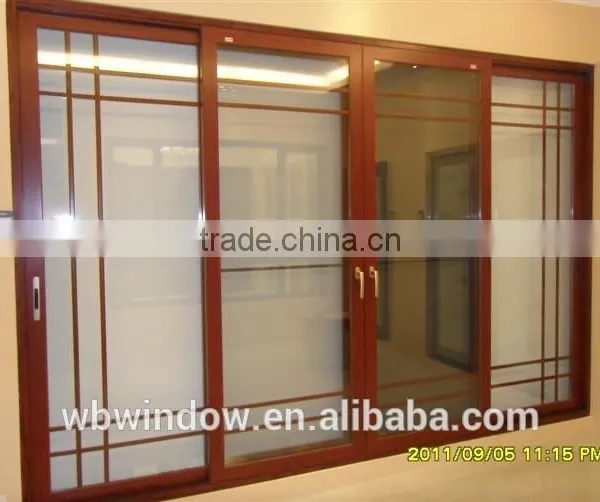 French Double Glazed PVC/UPVCserise Patio Sliding Glass Doors,sliding Apartment Doors, Windows and Doors photo-5