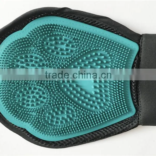 Two-sided Cat & Dog Grooming Glove - Perfect for Long & Short Hair - Pet Hair Remover From Furniture - Effective Shedding Brush photo-3