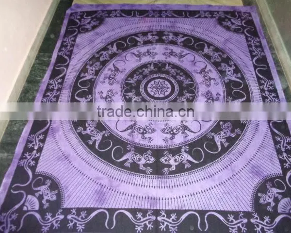 Lizards Printed Bedsheets Tapestry New photo-2