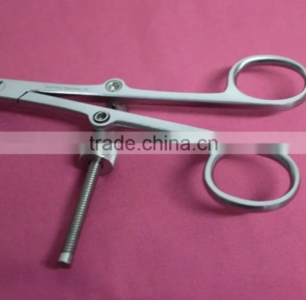 OR Grade Bone Reduction Forceps With Fixation Screw 8" Orthopedic Instruments By Taidoc photo-2