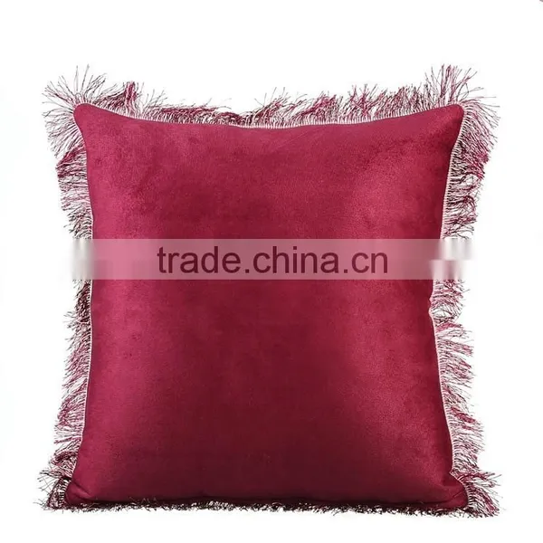 Wine Color Sublimation Pillow Case ,square Shape Quality Choice photo-5
