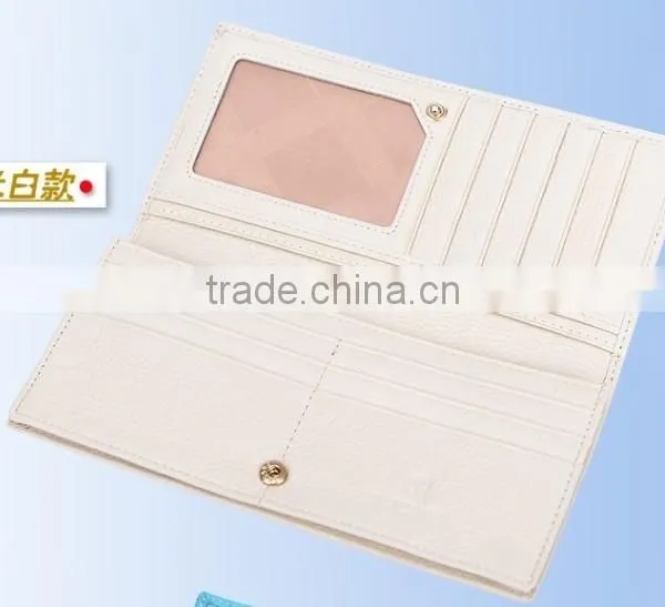 Best Selling Customer Delicate Design Genuine/pu Leather Lady Wallet With Customer Logo photo-5