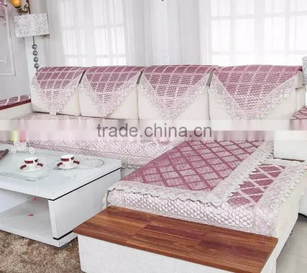 Print Microfleece Fabric Sofa Cover photo-3