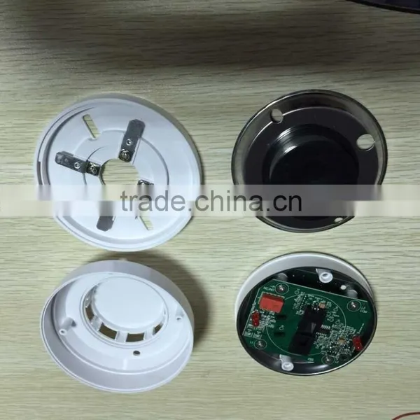 Stainless Steel Shield Relay Output Smoke Detector photo-2