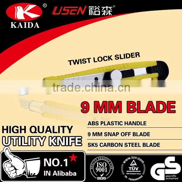 9mm Snap Off Blade Plastic Handle Art Stationery Cutter photo-4