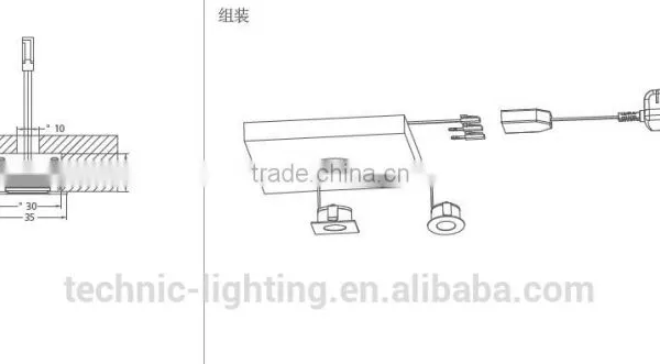 Hot-selling 1W Cabinet Mini LED Spot Light for Shopping Mall Showcase photo-3